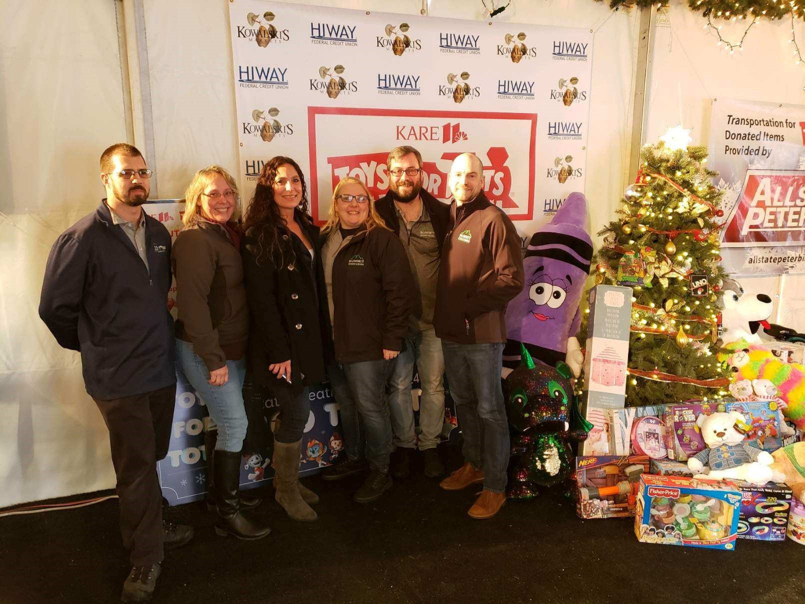 Accounting Team Collects Toys forToys for Tots